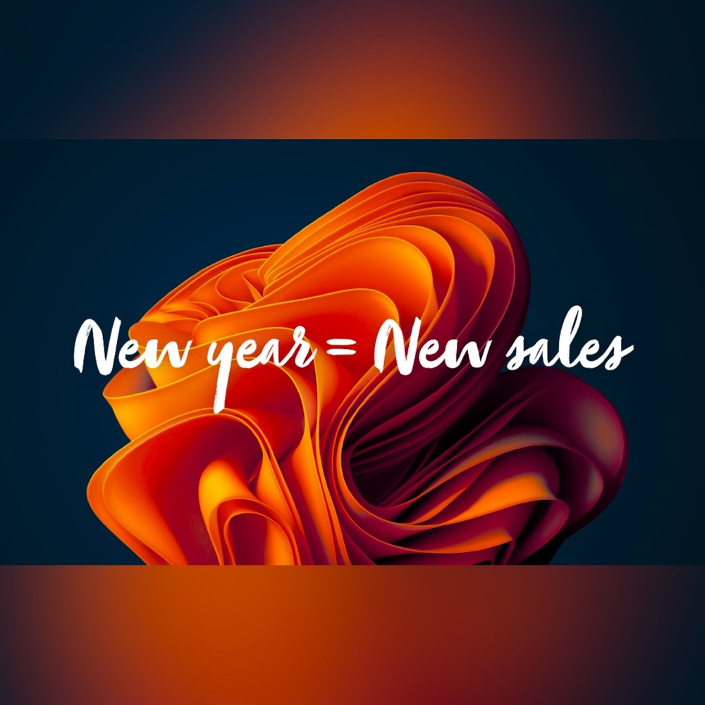 NEW YEAR = NEW SALES ! 🥳